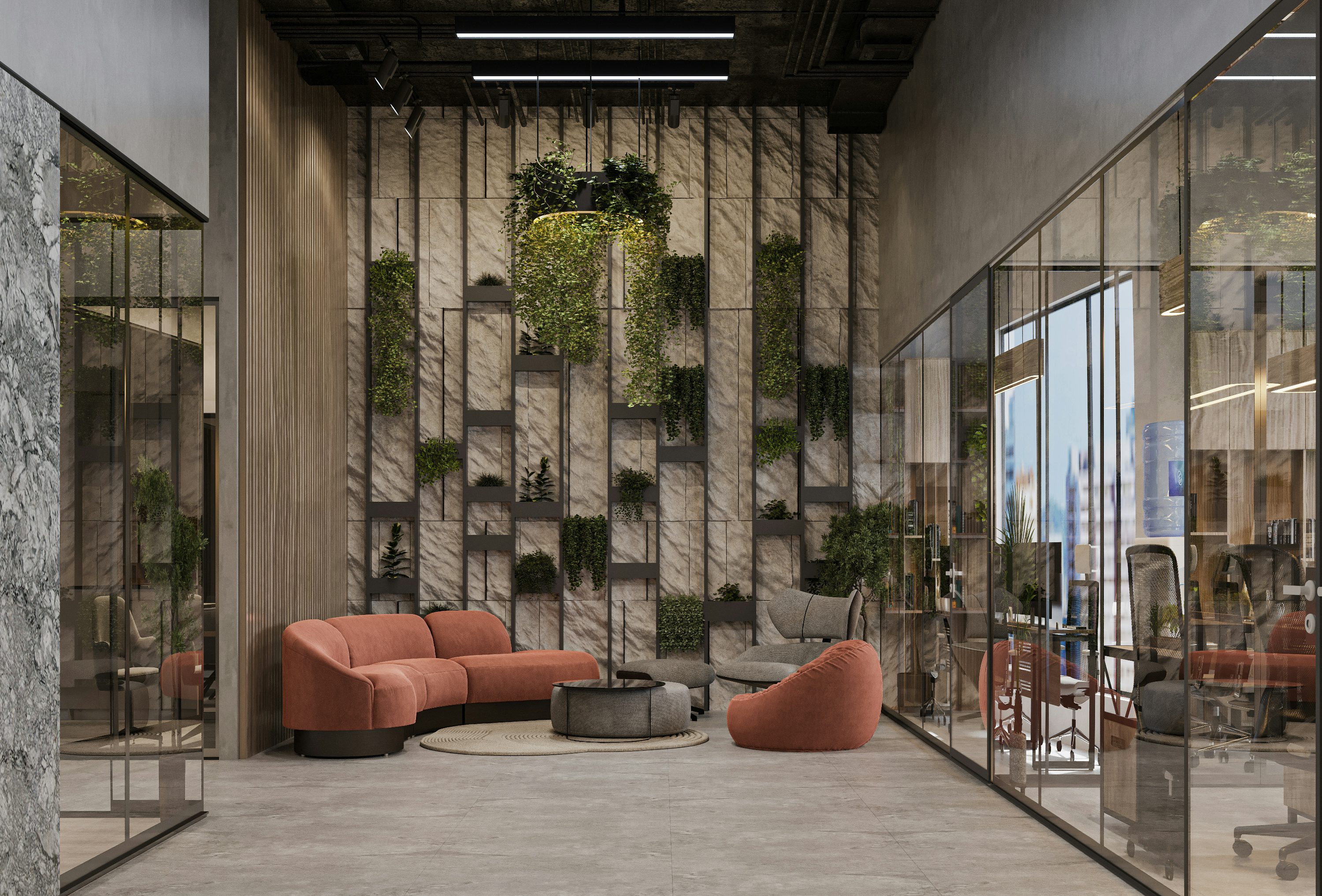 Commercial lobby